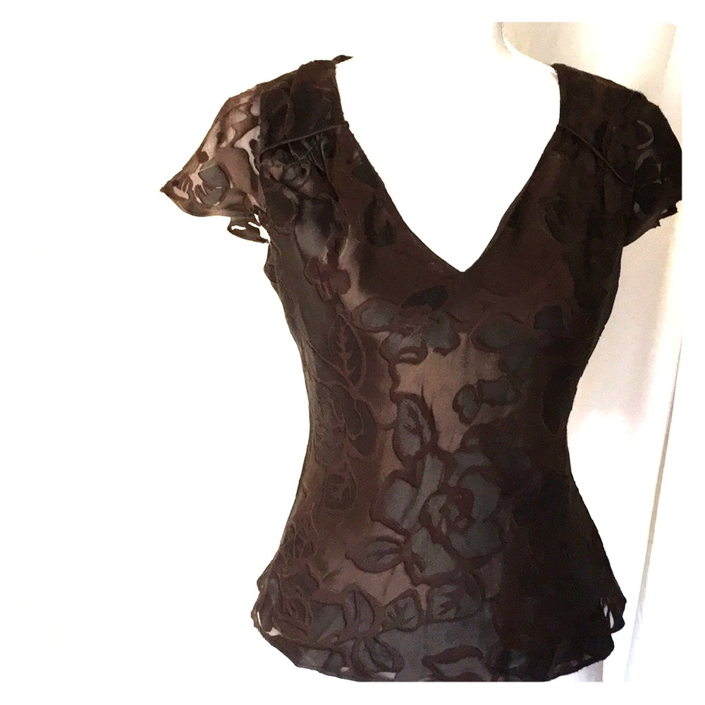 Monsoon Formal Silk Shirt - Size 6